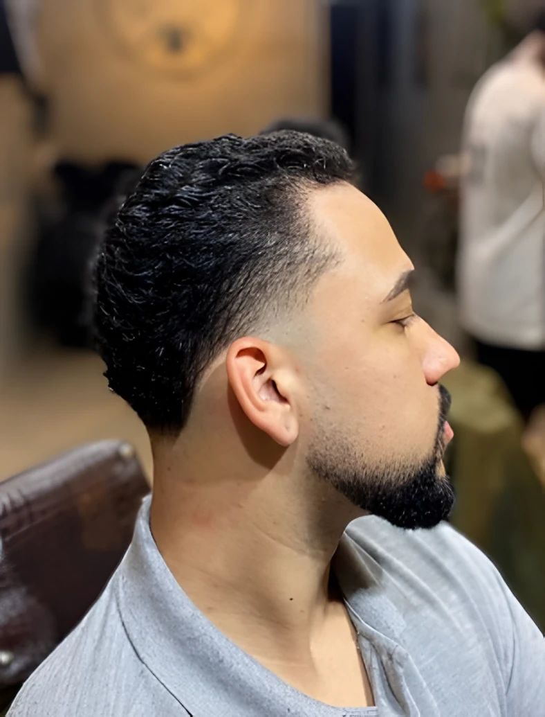 Degradê com barba