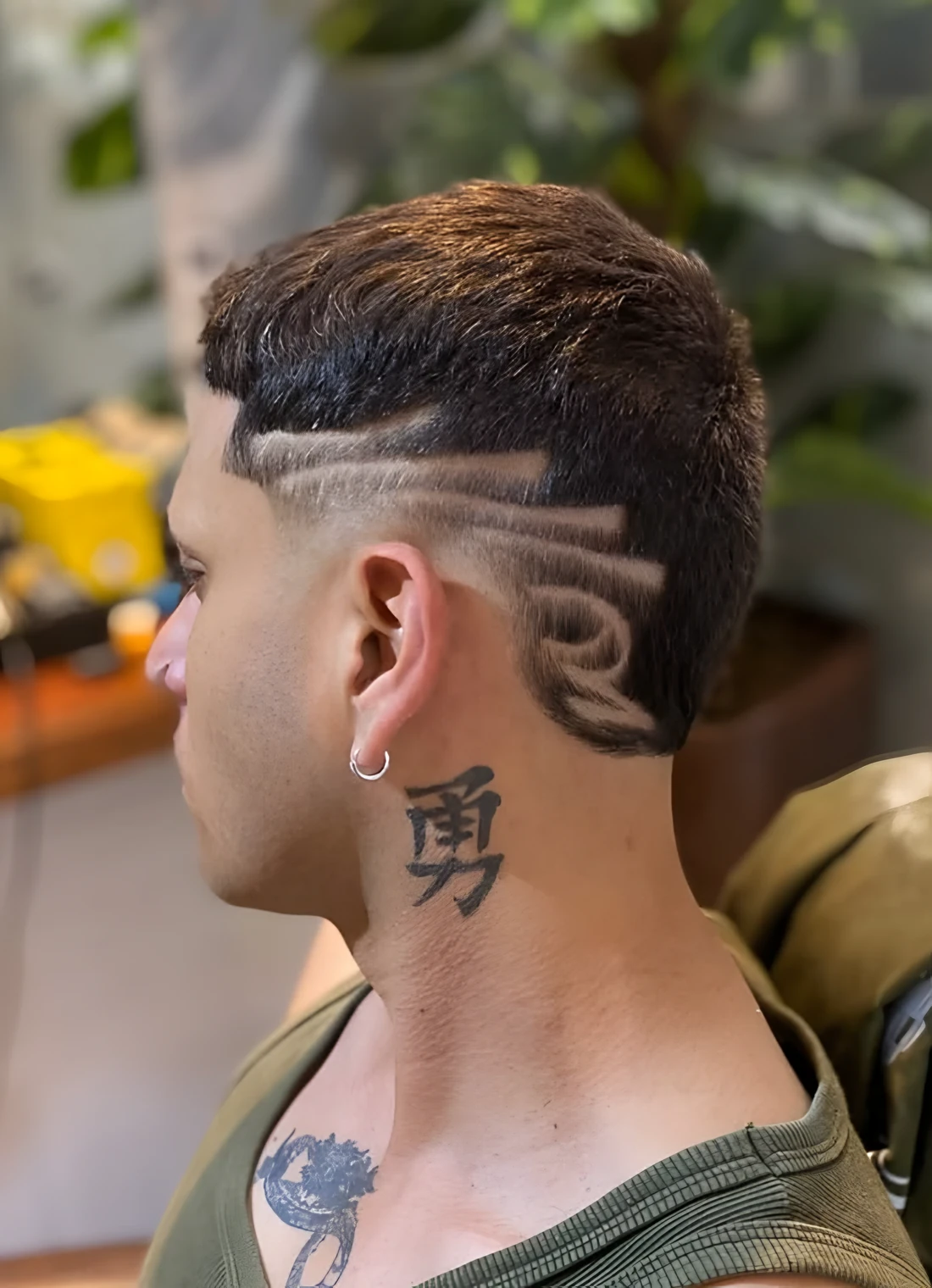 Degradê com desenho